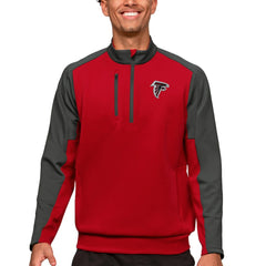 Atlanta Falcons Antigua Team Quarter-Zip Pullover Top - Red for sale