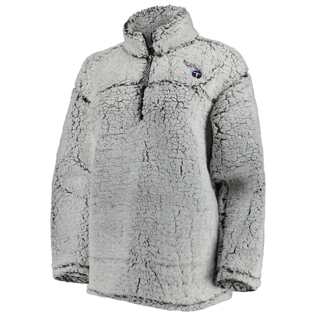 Tennessee Titans G-III 4Her by Carl Banks Women's Sherpa Quarter-Zip Jacket - Gray cheap