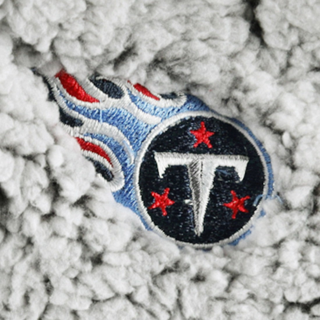 Tennessee Titans G-III 4Her by Carl Banks Women's Sherpa Quarter-Zip Jacket - Gray cheap