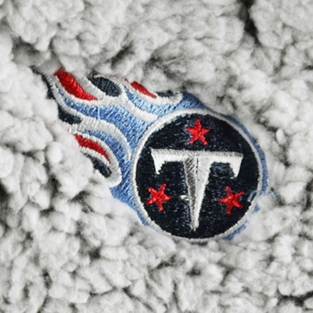 Tennessee Titans G-III 4Her by Carl Banks Women's Sherpa Quarter-Zip Jacket - Gray cheap