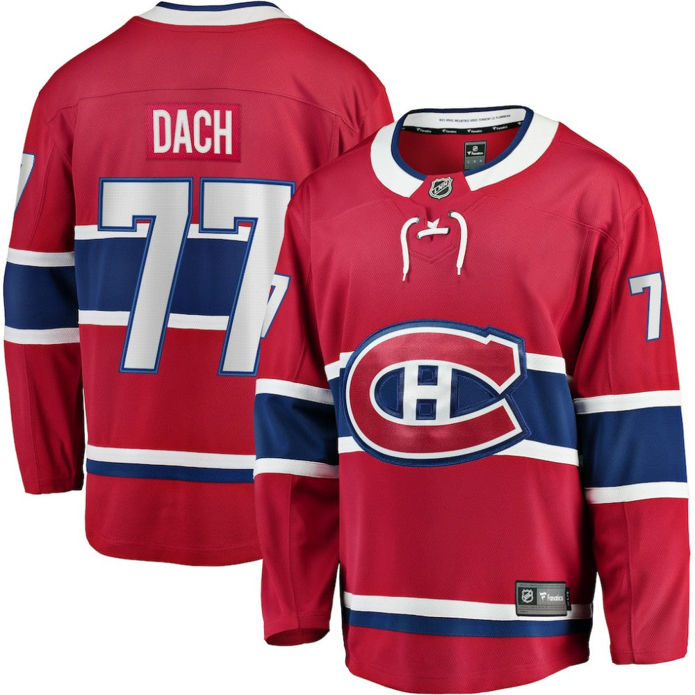 Kirby Dach Montreal Canadiens Fanatics Home Breakaway Player Jersey Red