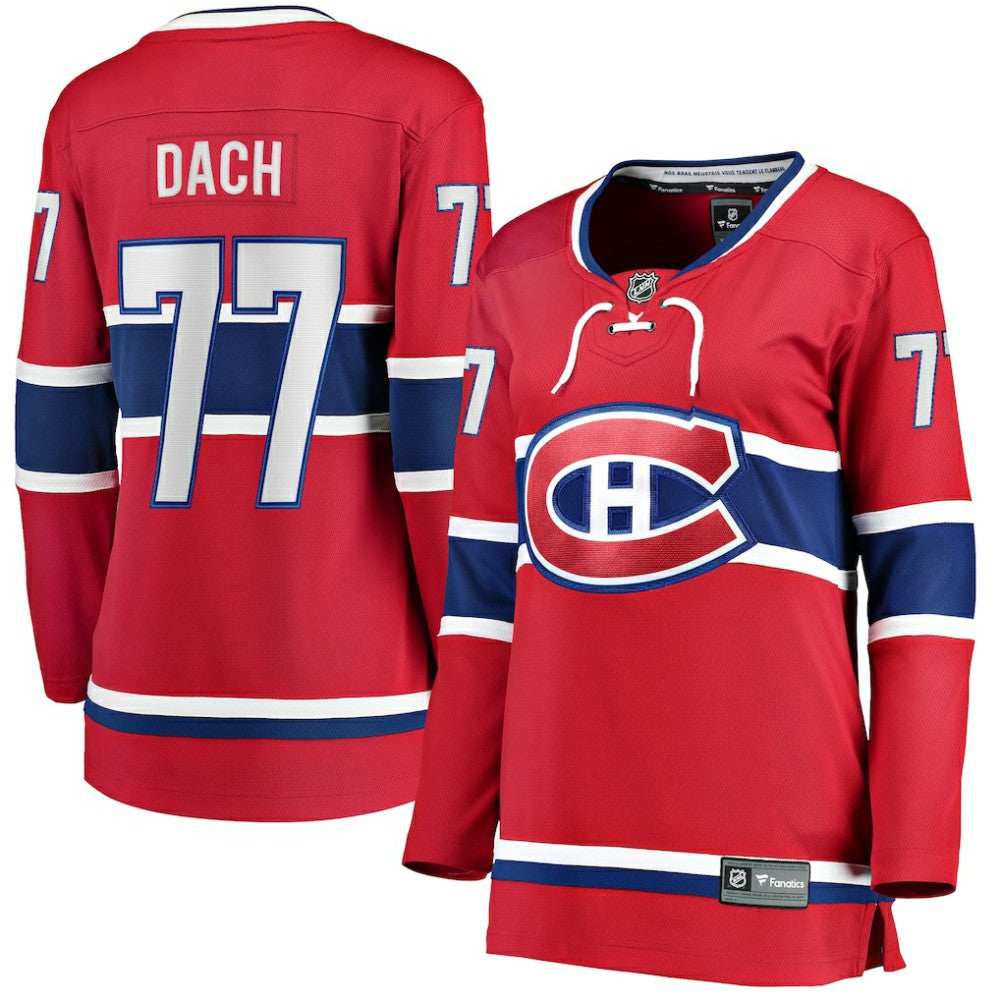 Kirby Dach Montreal Canadiens Fanatics Women's Home Breakaway Player Jersey Red