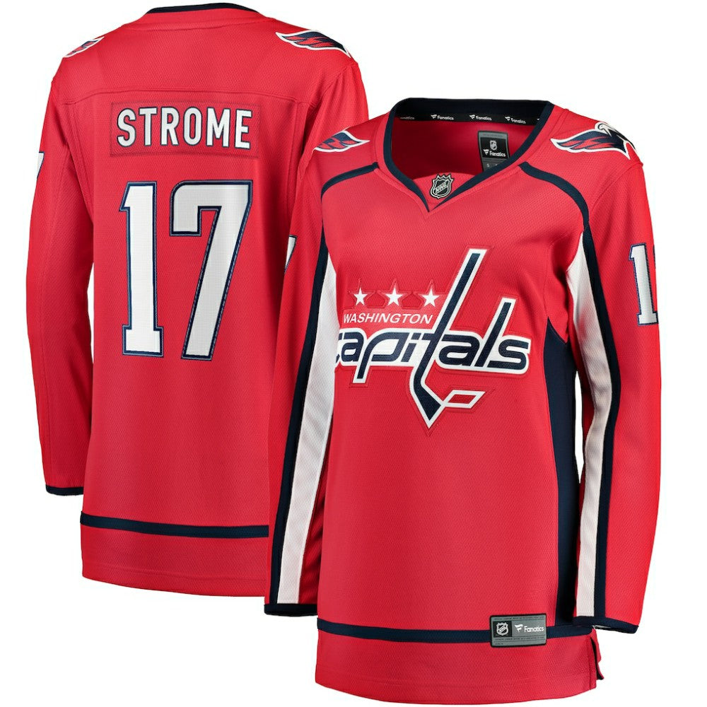 Dylan Strome Washington Capitals Fanatics Women's Home Breakaway Player Jersey Red