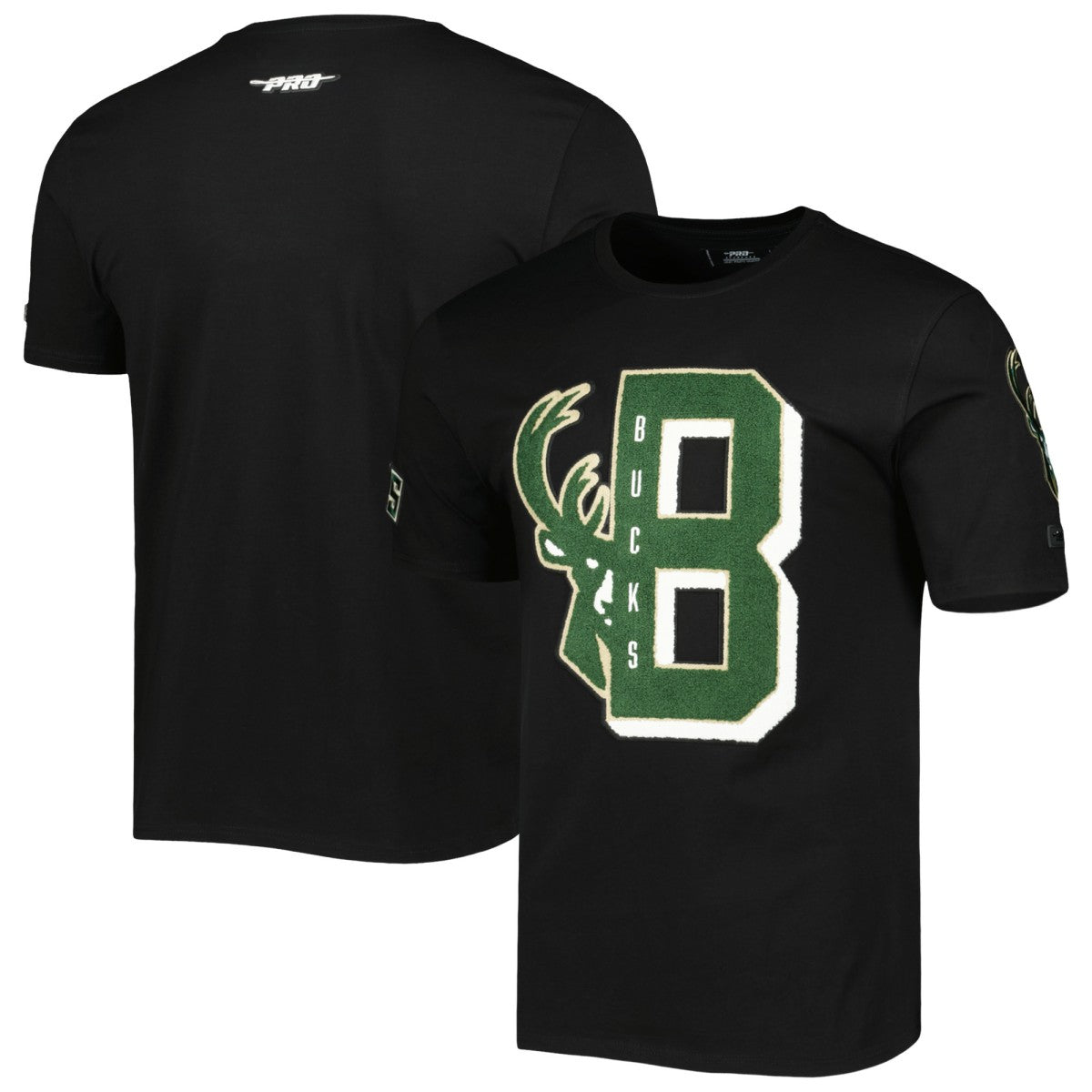 Milwaukee Bucks Pro Standard Mash Up Capsule T-Shirt - Black on sale