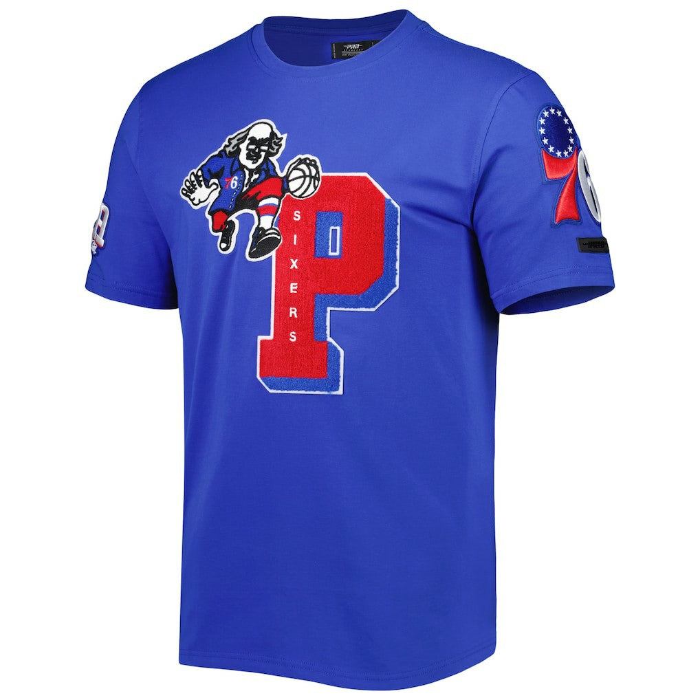 Philadelphia 76ers Pro Standard Mash Up Capsule T-Shirt - Royal cheap