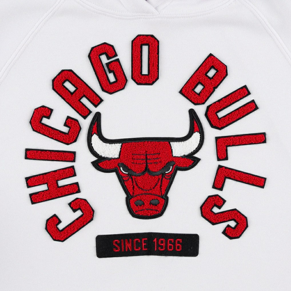 Chicago Bulls Sportiqe Unisex Athos Olson Tri-Blend Pullover Hoodie - White sale