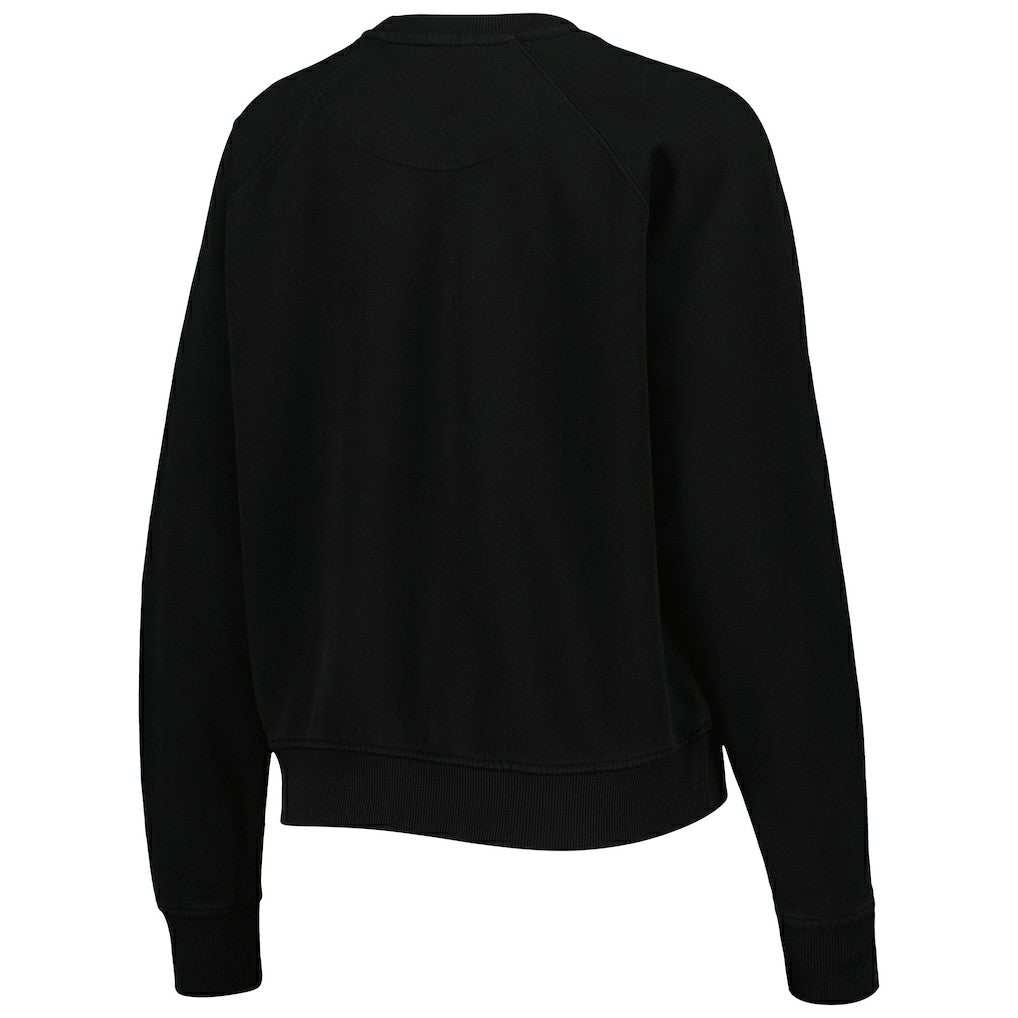 Chicago Bulls Sportiqe Women's Ashlyn Brava Raglan Pullover Sweatshirt - Black cheap
