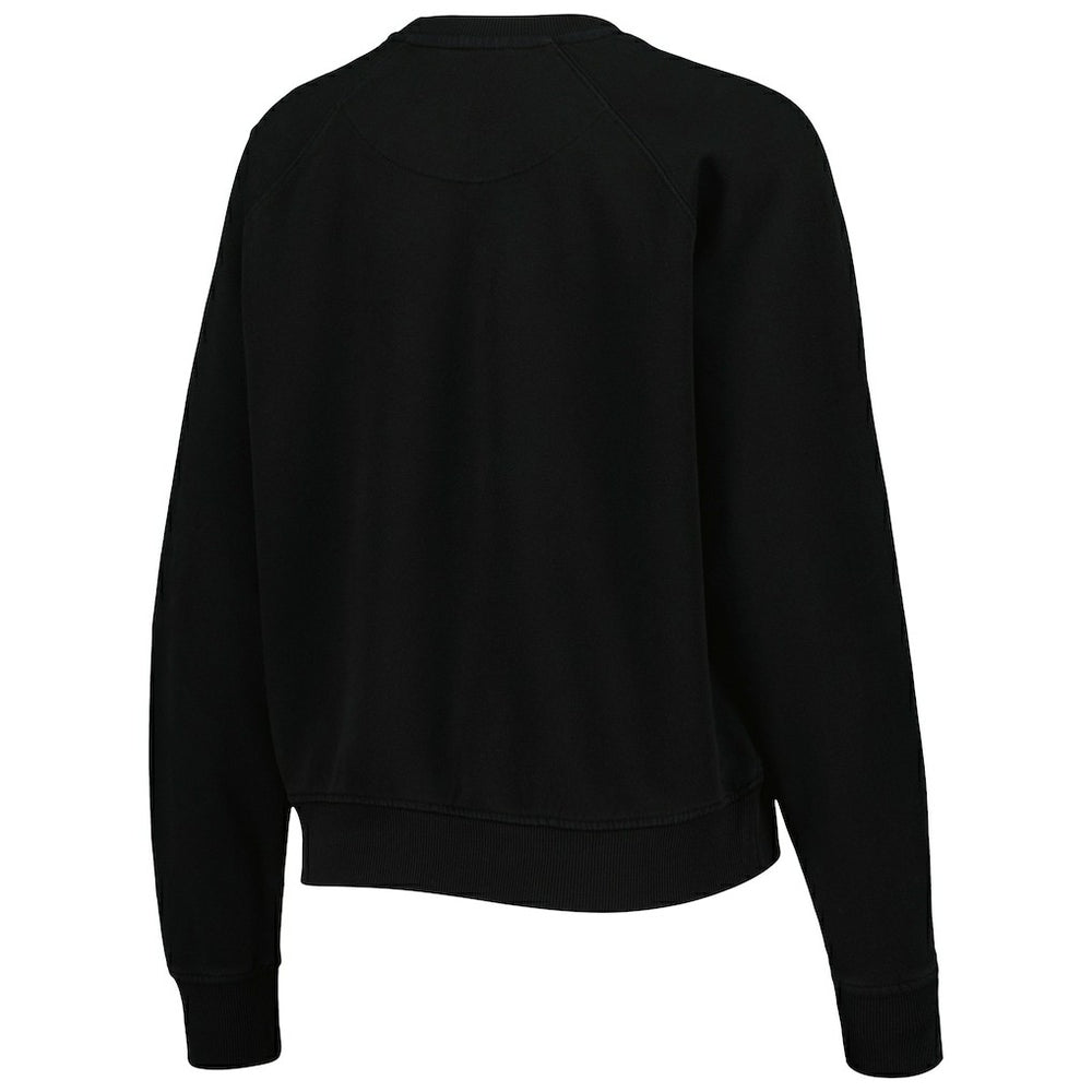 Chicago Bulls Sportiqe Women's Ashlyn Brava Raglan Pullover Sweatshirt - Black cheap