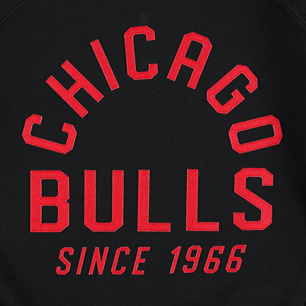 Chicago Bulls Sportiqe Women's Ashlyn Brava Raglan Pullover Sweatshirt - Black cheap