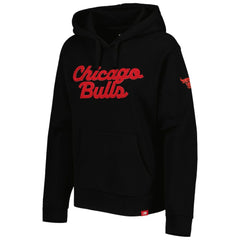 Chicago Bulls Sportiqe Women's Leona Ava Fleece Tri-Blend Pullover Hoodie - Black outlet