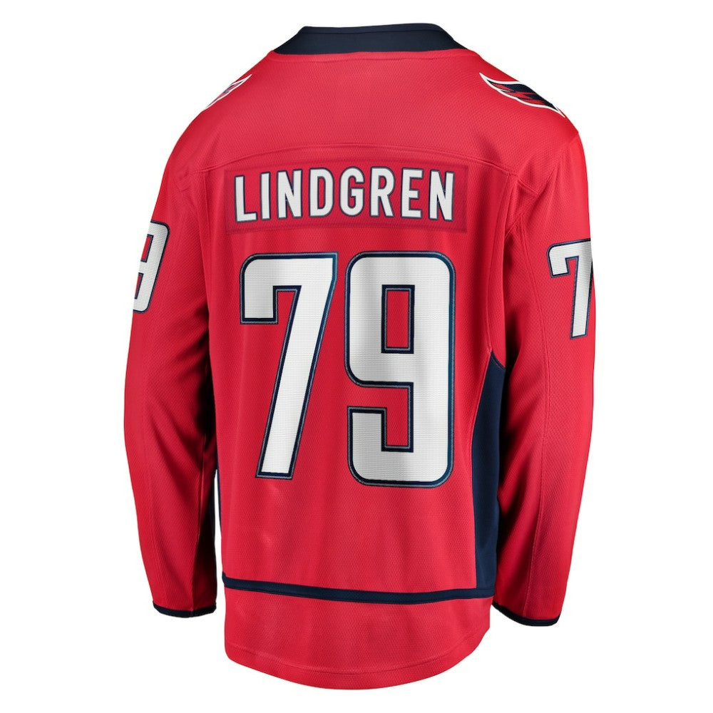 Charlie Lindgren Washington Capitals Fanatics Home Breakaway Player Jersey Red