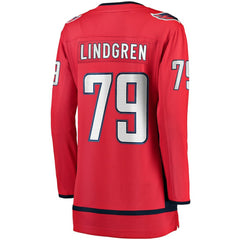 Charlie Lindgren Washington Capitals Fanatics Women's Home Breakaway Player Jersey Red