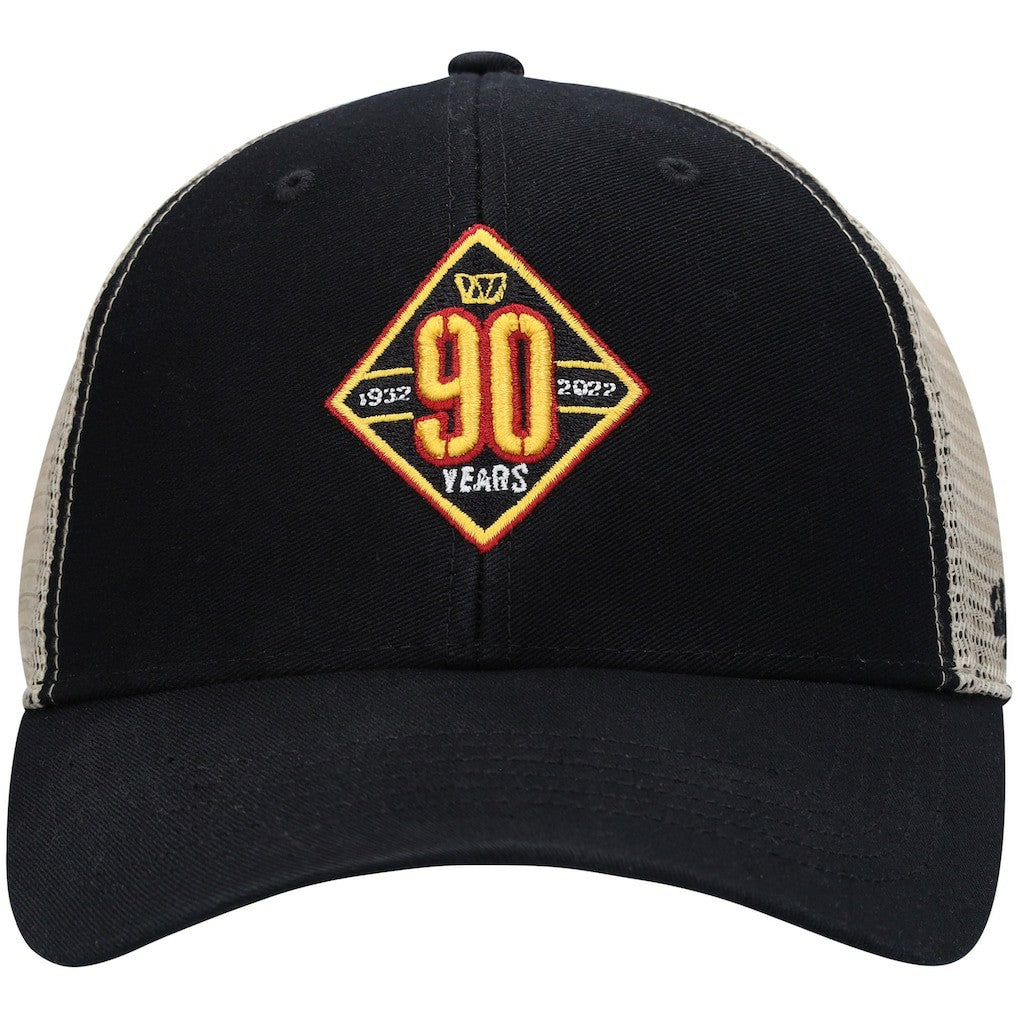 Washington Commanders '47 90th Season MVP Trucker Snapback Hat - Black/Natural for sale