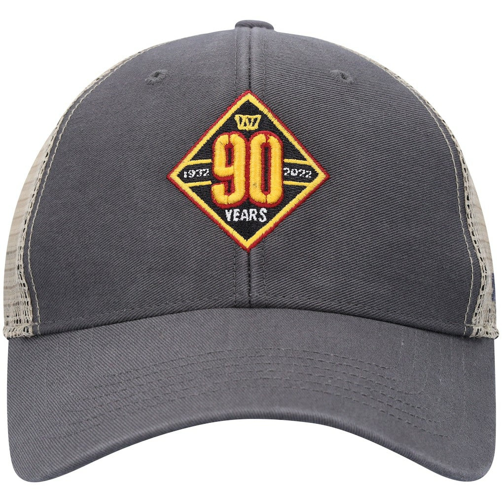 Washington Commanders '47 90th Season MVP Trucker Snapback Hat - Charcoal/Natural cheap