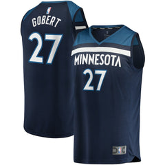 Rudy Gobert Minnesota Timberwolves Fast Break Replica Jersey - Icon Edition - Navy | Fanatics sale