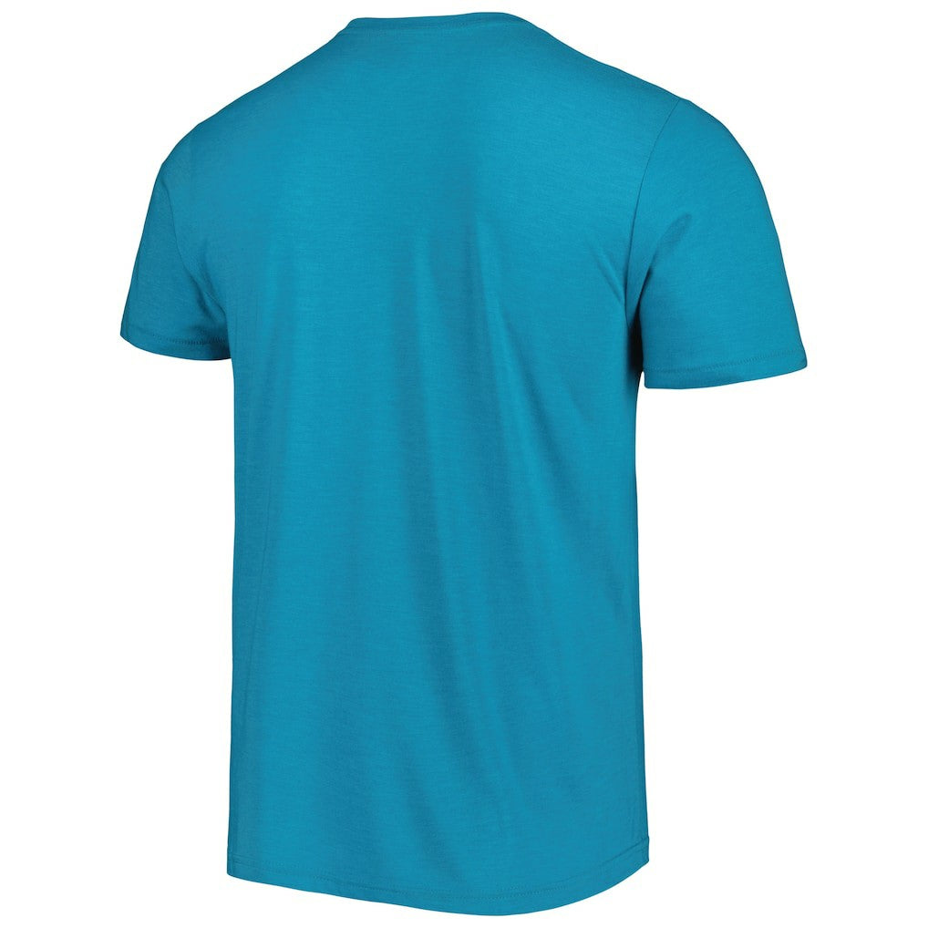 Miami Dolphins Homage Stadium Tri-Blend T-Shirt - Aqua on sale
