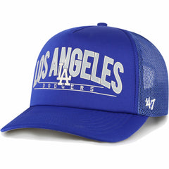 Los Angeles Dodgers Backhaul Foam Trucker Snapback Hat - Royal | 47 brand