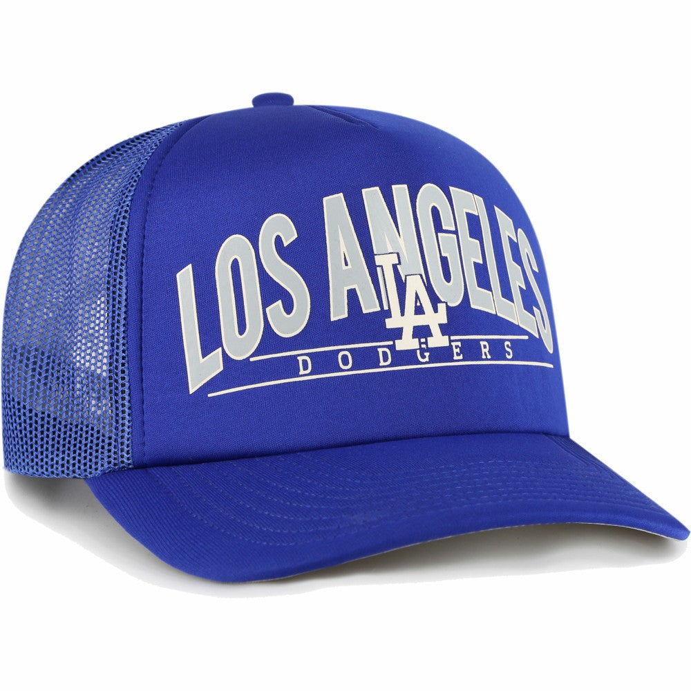 Los Angeles Dodgers Backhaul Foam Trucker Snapback Hat - Royal | 47 brand