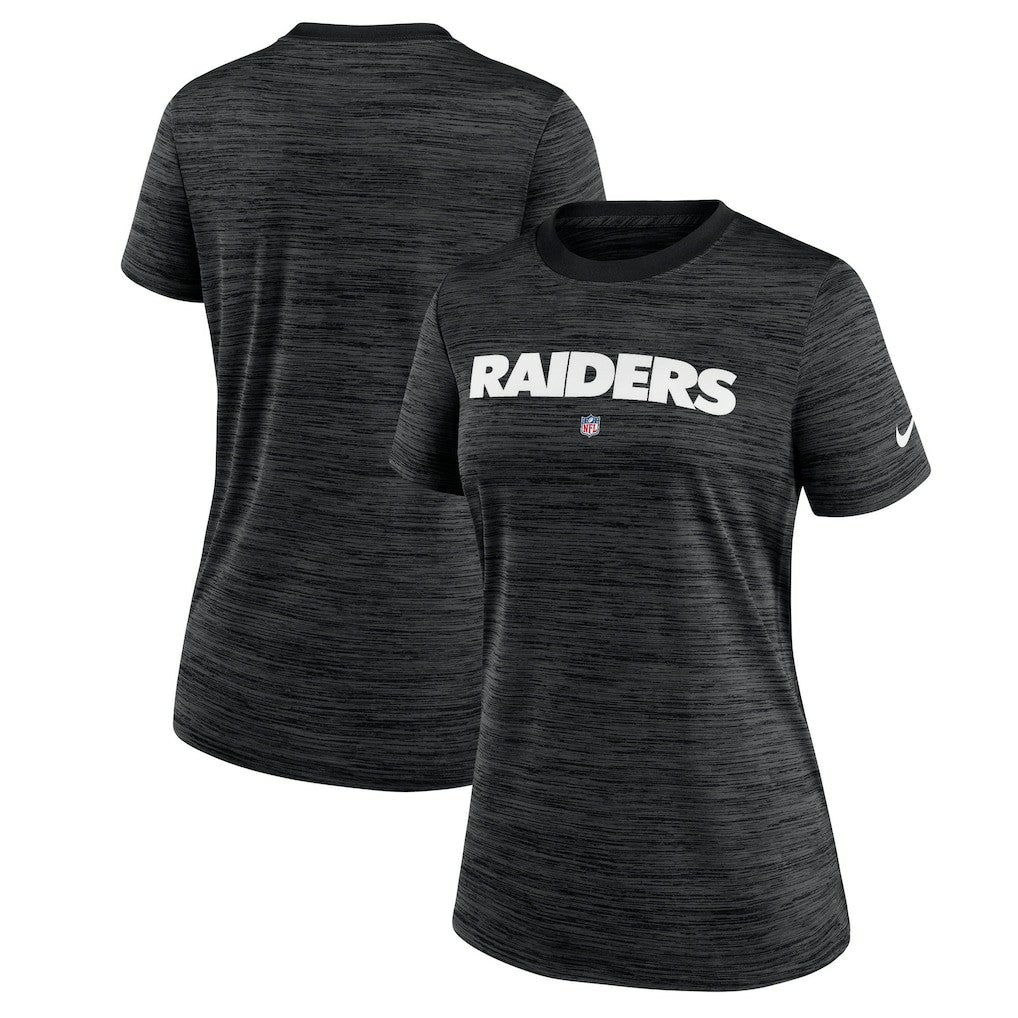 Las Vegas Raiders Women's Sideline Velocity Performance T-Shirt - Black | Nike sale