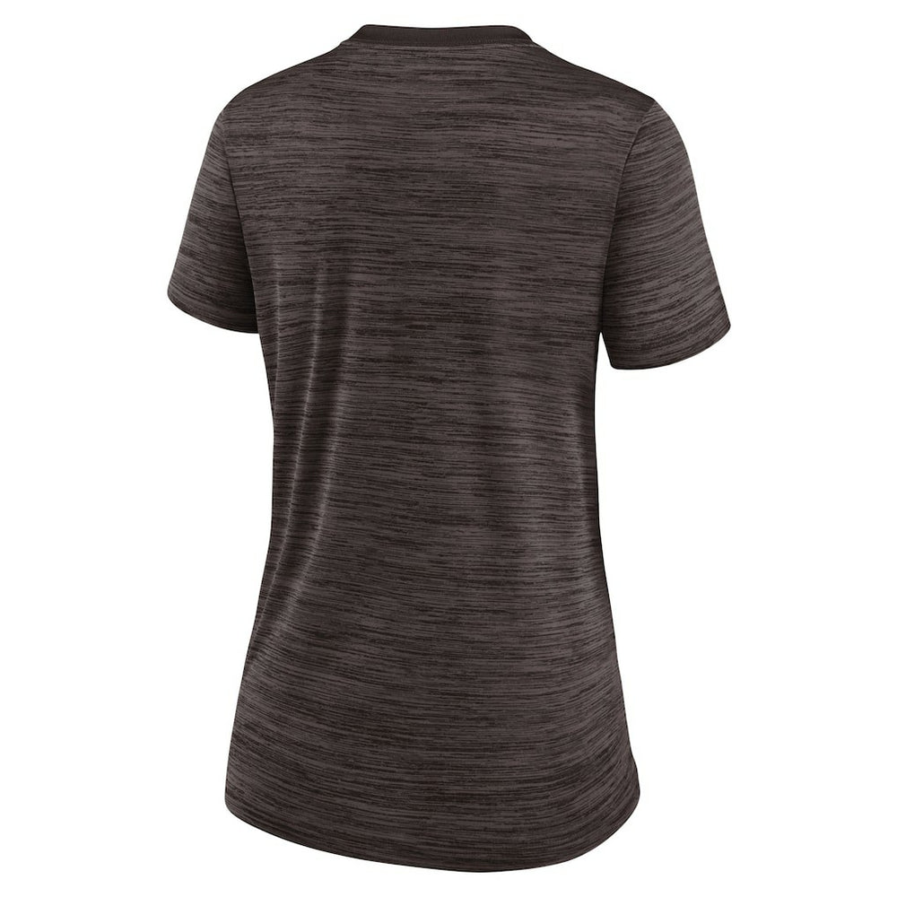Cleveland Browns Women's Sideline Velocity Performance T-Shirt - Brown | Nike on sale