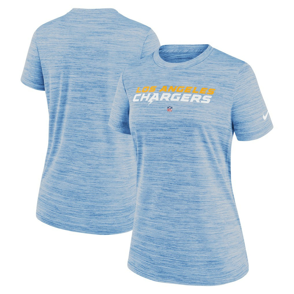 Los Angeles Chargers Women's Sideline Velocity Performance T-Shirt - Powder Blue | Nike online