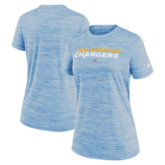 Los Angeles Chargers Women's Sideline Velocity Performance T-Shirt - Powder Blue | Nike online