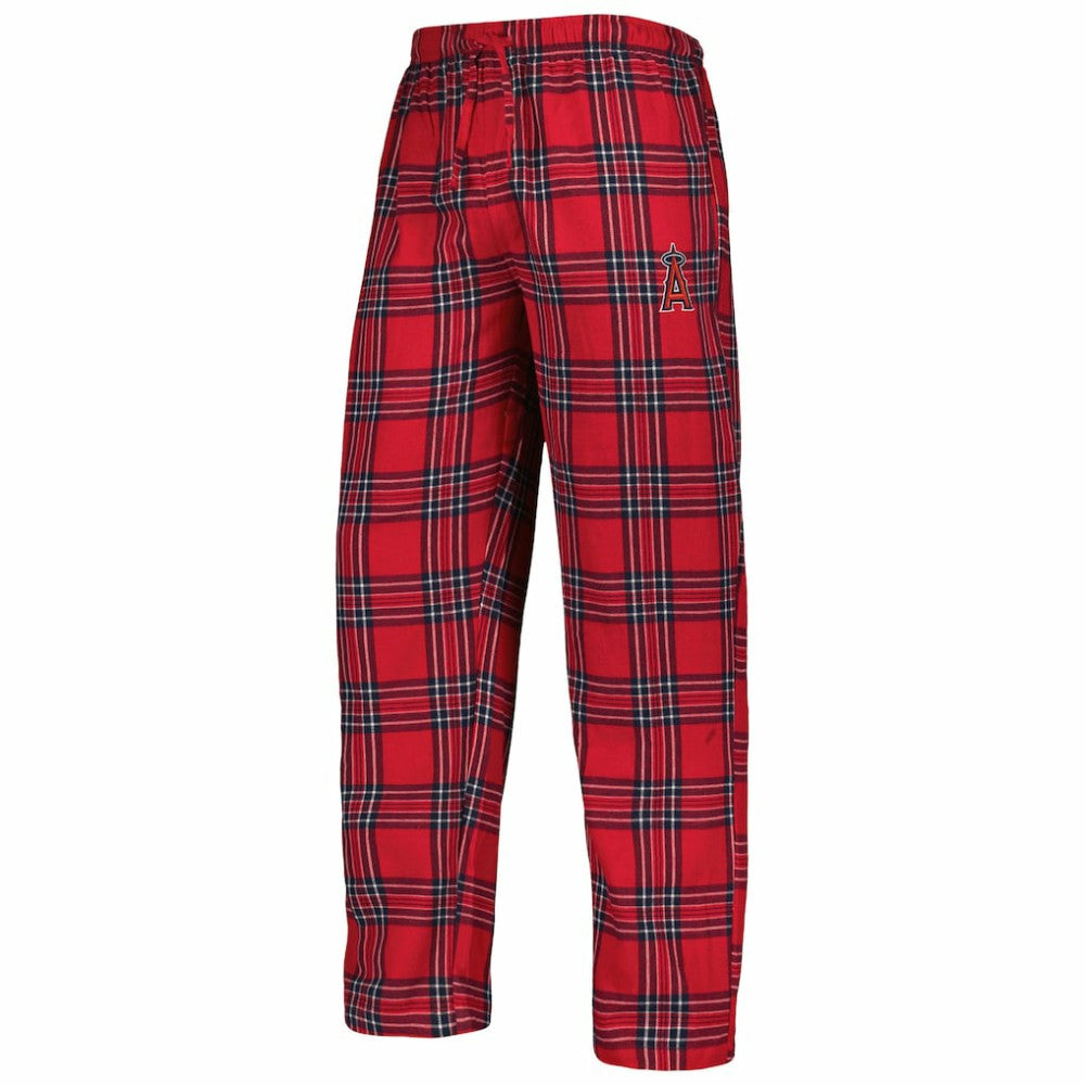 Los Angeles Angels Concepts Sport Badge Top & Pants Sleep Set - Red/Navy