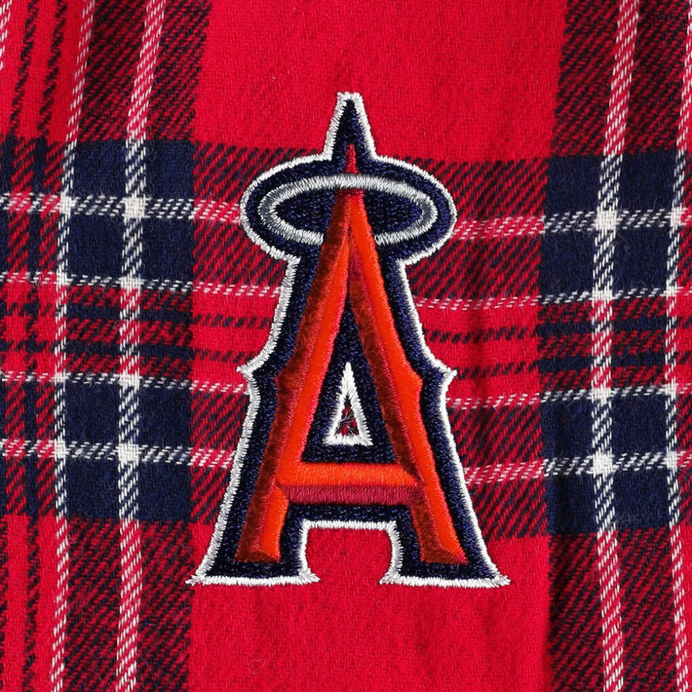 Los Angeles Angels Concepts Sport Badge Top & Pants Sleep Set - Red/Navy