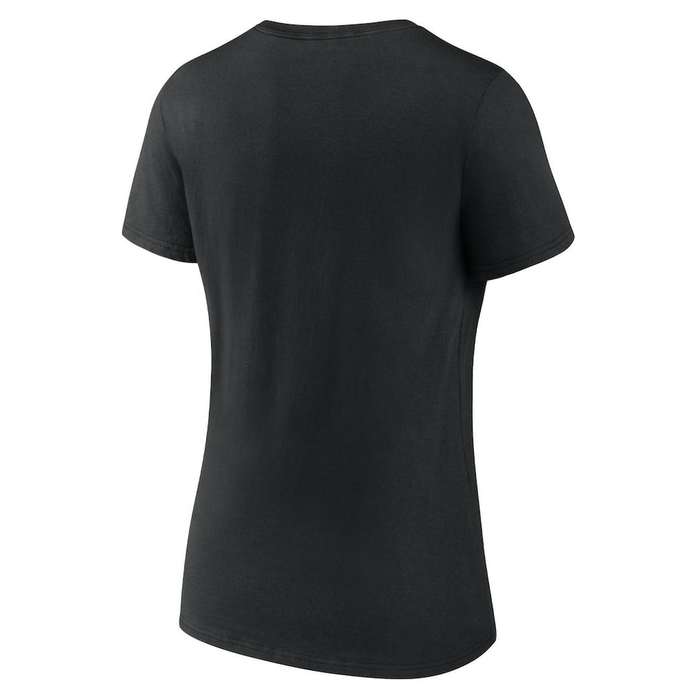 New Orleans Saints Women's Shine Time V-Neck T-Shirt - Black outlet