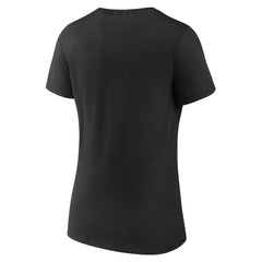 New Orleans Saints Women's Shine Time V-Neck T-Shirt - Black outlet