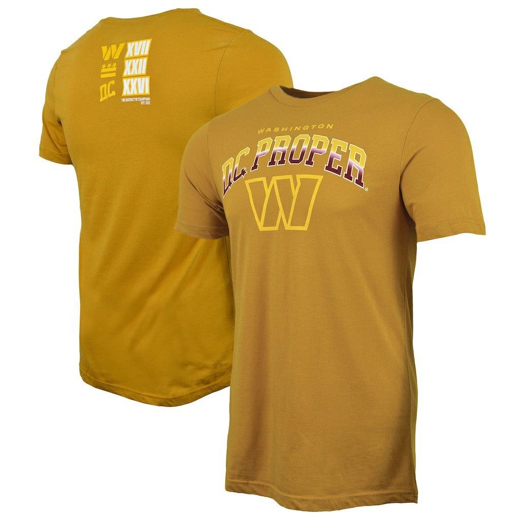 Washington Commanders DC PROPER District of Champions T-Shirt - Gold sale
