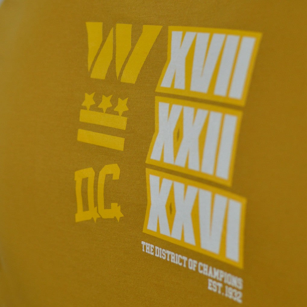 Washington Commanders DC PROPER District of Champions T-Shirt - Gold sale
