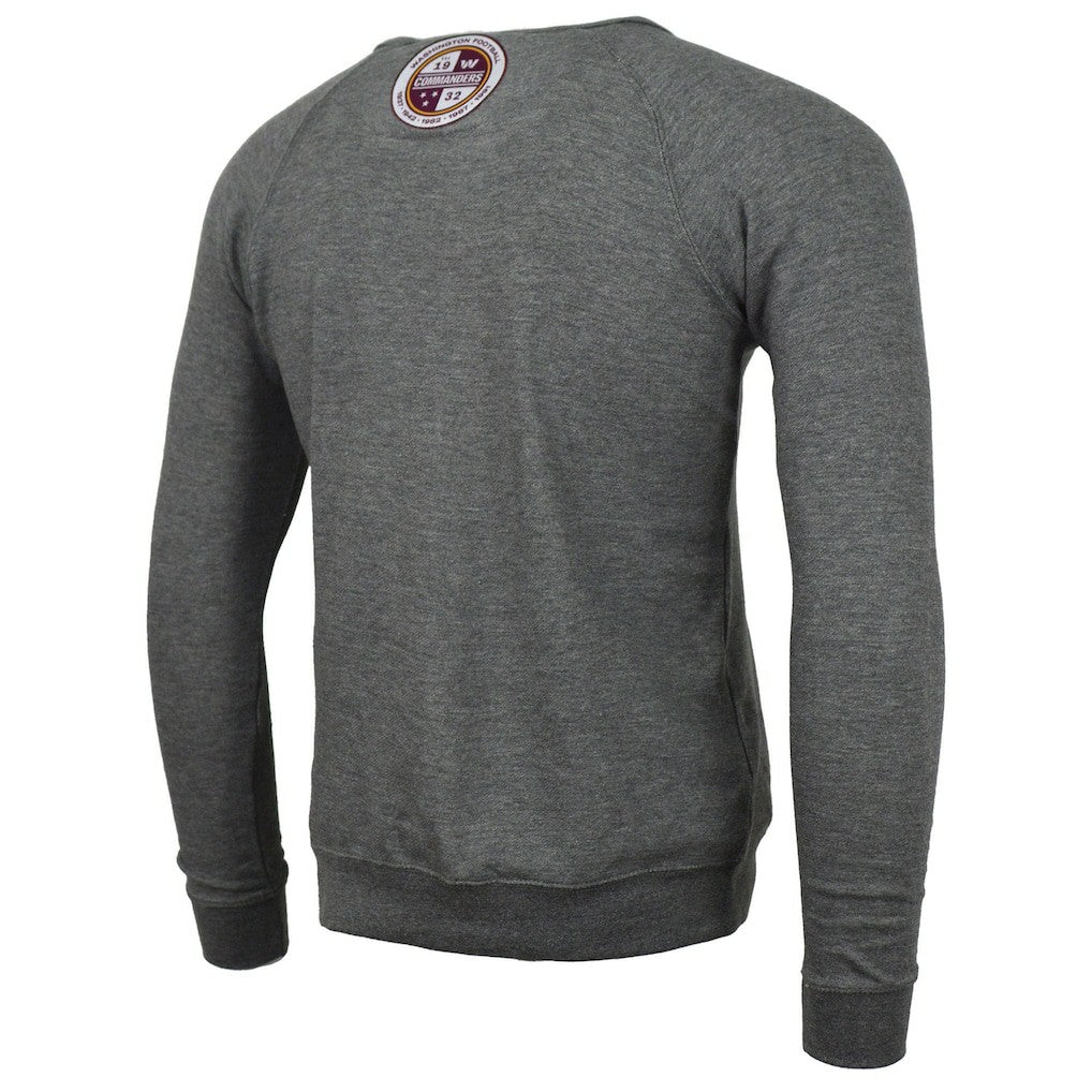 Washington Commanders DC PROPER Signature Raglan Vintage Pullover Sweatshirt - Heather Gray sale