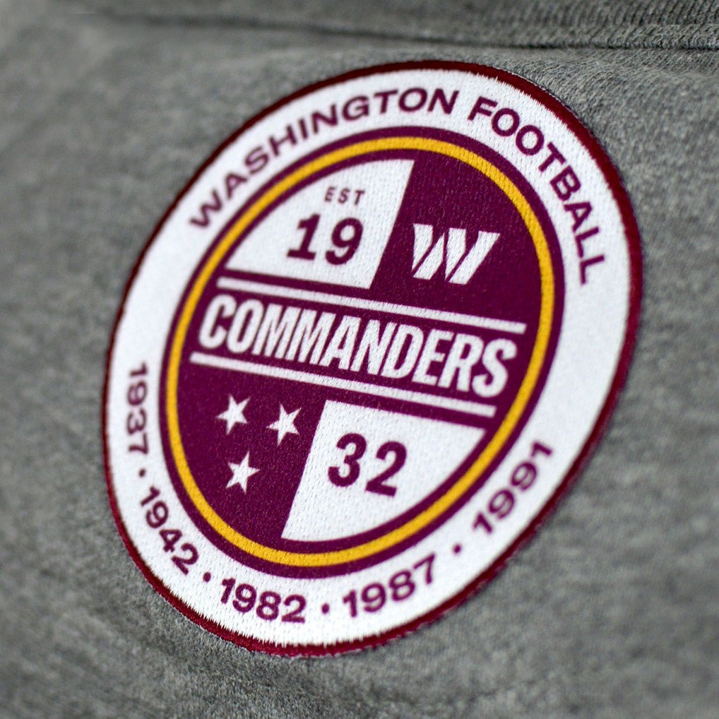 Washington Commanders DC PROPER Signature Raglan Vintage Pullover Sweatshirt - Heather Gray sale