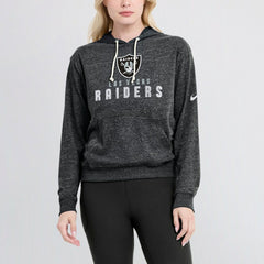 Las Vegas Raiders Women's Gym Vintage Lightweight Pullover Hoodie - Black | Nike on sale