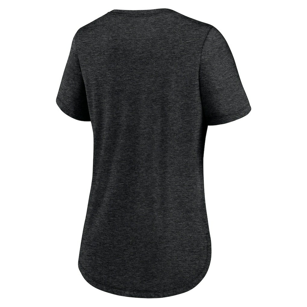 Las Vegas Raiders Women's Local Fashion Tri-Blend T-Shirt - Heather Black | Nike discount