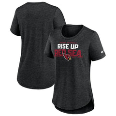 Arizona Cardinals Women's Local Fashion Tri-Blend T-Shirt - Heather Black | Nike sale