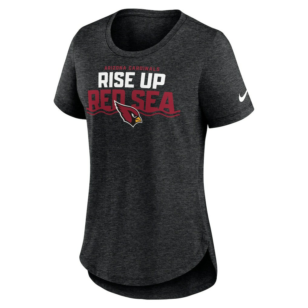 Arizona Cardinals Women's Local Fashion Tri-Blend T-Shirt - Heather Black | Nike sale