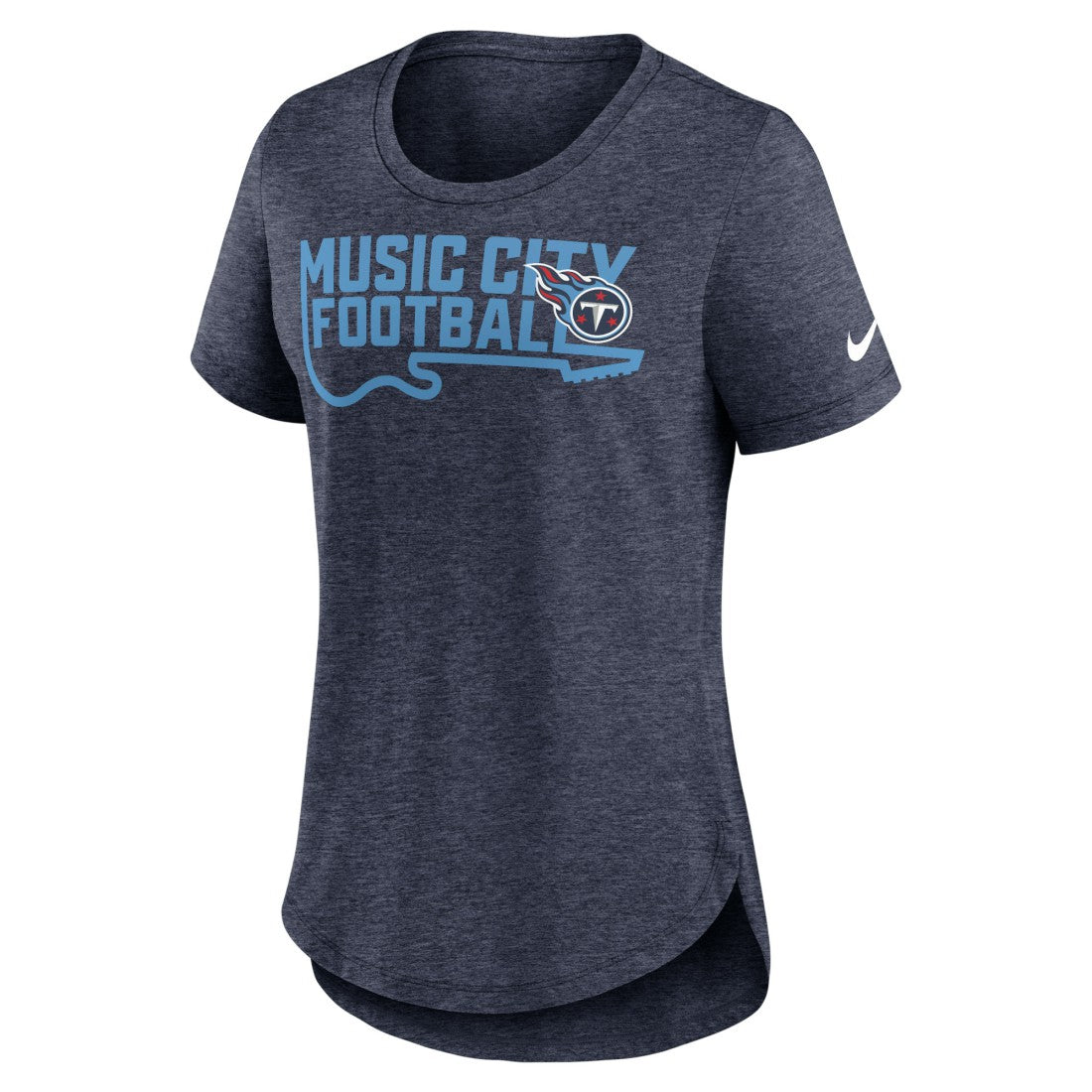 Tennessee Titans Women's Local Fashion Tri-Blend T-Shirt - Heather Navy | Nike on sale