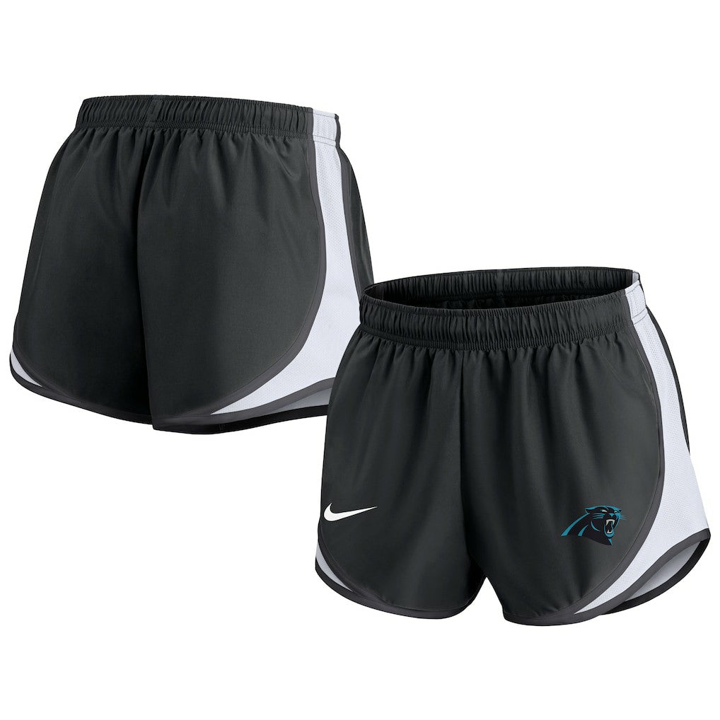 Carolina Panthers Women's Performance Tempo Shorts - Black | Nike for sale