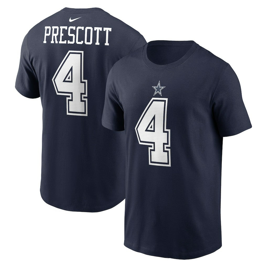 Dak Prescott Dallas Cowboys Player Name & Number T-Shirt - Navy | Nike online