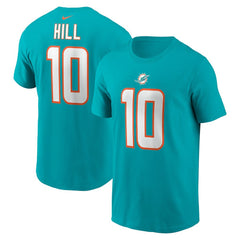 Tyreek Hill Miami Dolphins Player Name & Number T-Shirt - Aqua | Nike outlet