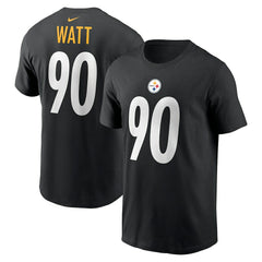 T.J. Watt Pittsburgh Steelers Player Name & Number T-Shirt - Black | Nike sale