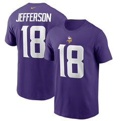 Justin Jefferson Minnesota Vikings Player Name & Number T-Shirt - Purple | Nike outlet
