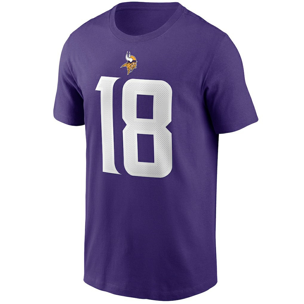 Justin Jefferson Minnesota Vikings Player Name & Number T-Shirt - Purple | Nike outlet