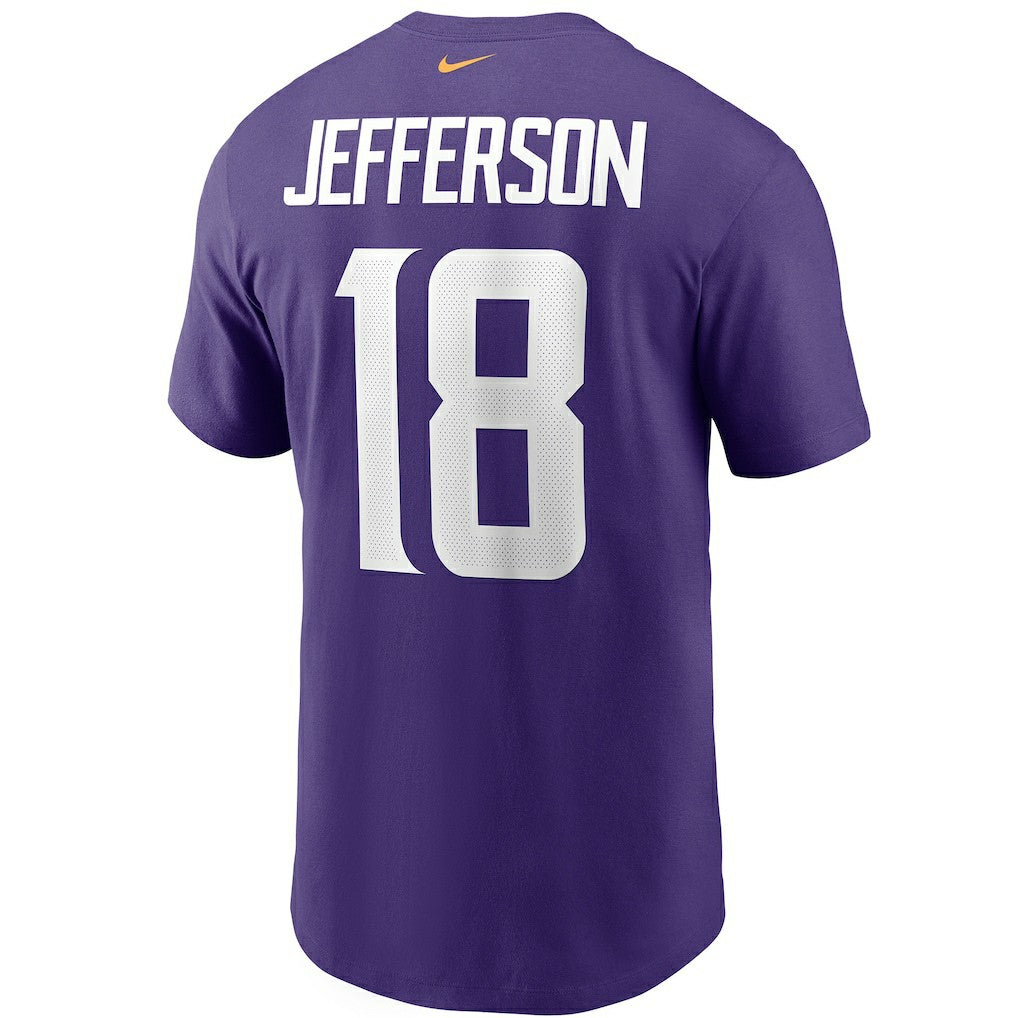 Justin Jefferson Minnesota Vikings Player Name & Number T-Shirt - Purple | Nike outlet