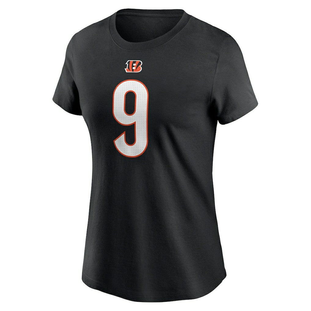 Joe Burrow Cincinnati Bengals Women's Player Name & Number T-Shirt - Black | Nike on sale