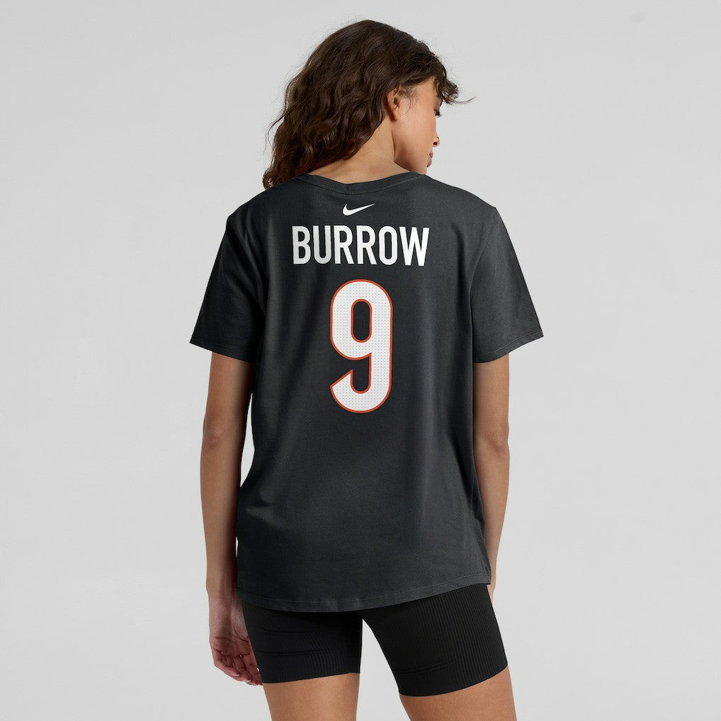 Joe Burrow Cincinnati Bengals Women's Player Name & Number T-Shirt - Black | Nike on sale