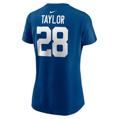 Jonathan Taylor Indianapolis Colts Women's Player Name & Number T-Shirt - Royal | Nike online