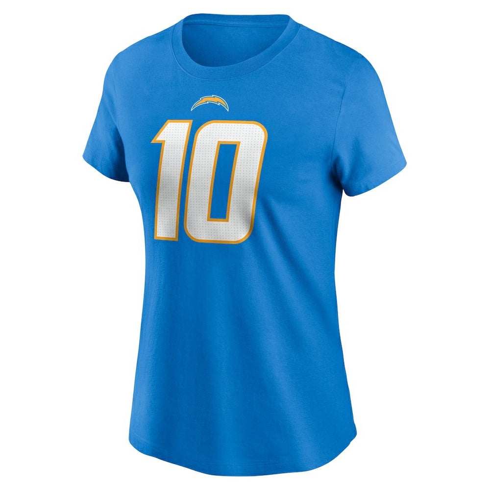 Justin Herbert Los Angeles Chargers Women's Player Name & Number T-Shirt - Powder Blue | Nike sale